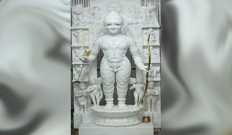 Satyanarayan Pandey Ram idol